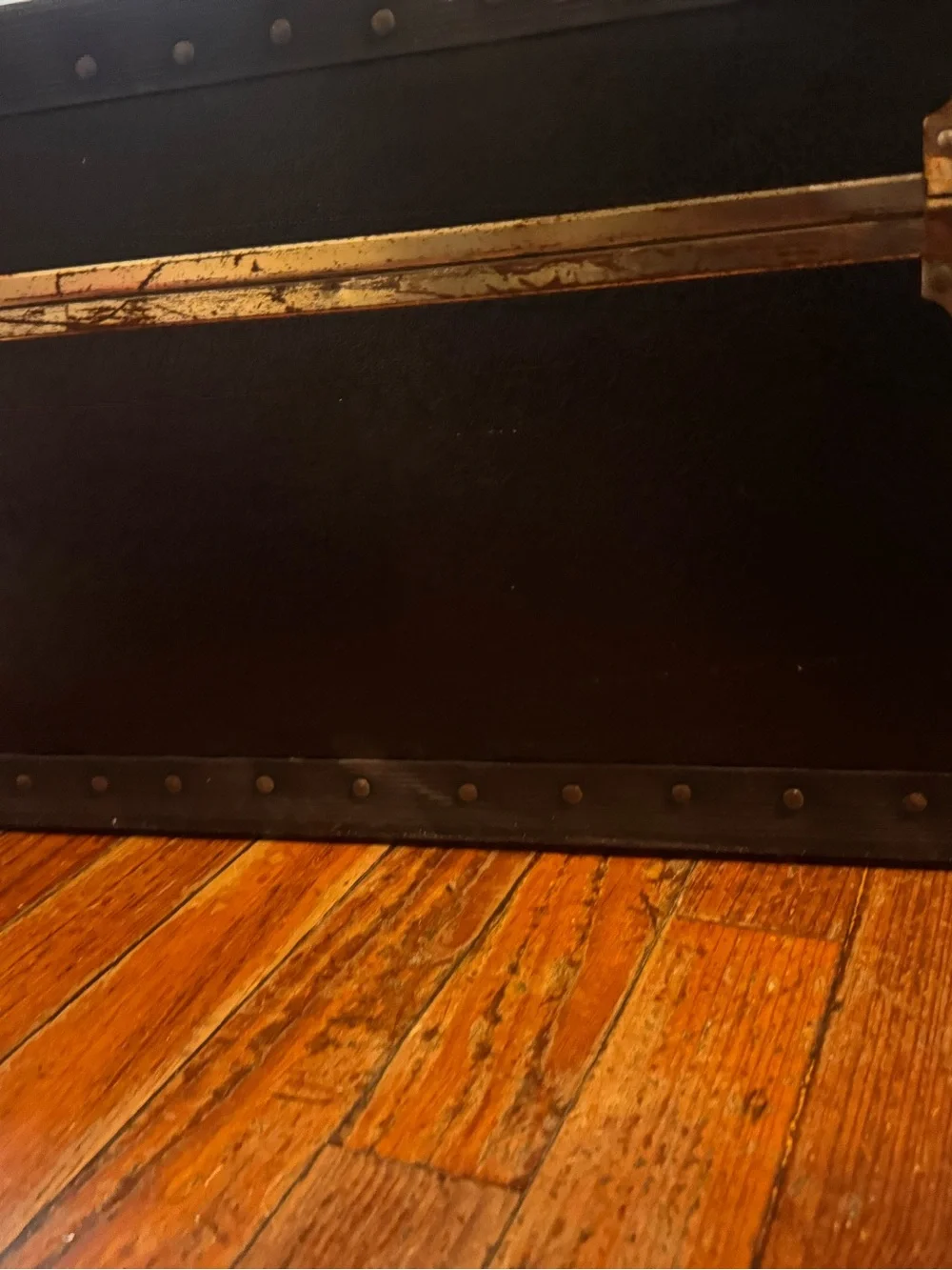 Genuine Hard Vulcanized Trunk Fibre Travel Luggage Vintage